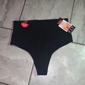 High wasted fused thong